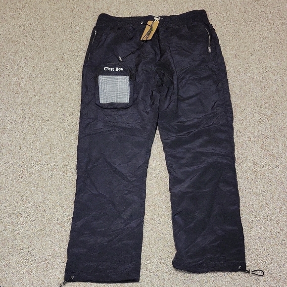 c'est bon Other - C'est Bon Men's Black Tactical Track Pants XL New Streetwear Contemporary